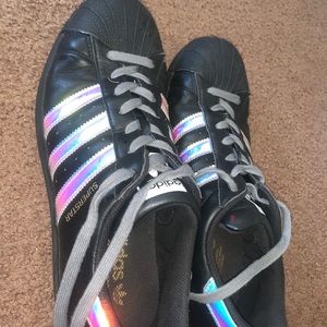 Custom Adidas Superstar Holographic Sneakers